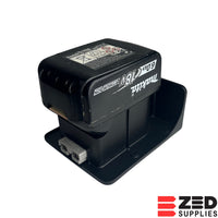 ZED 12V Battle Station fixed-mount adapter with a Makita 18V battery and Anderson output