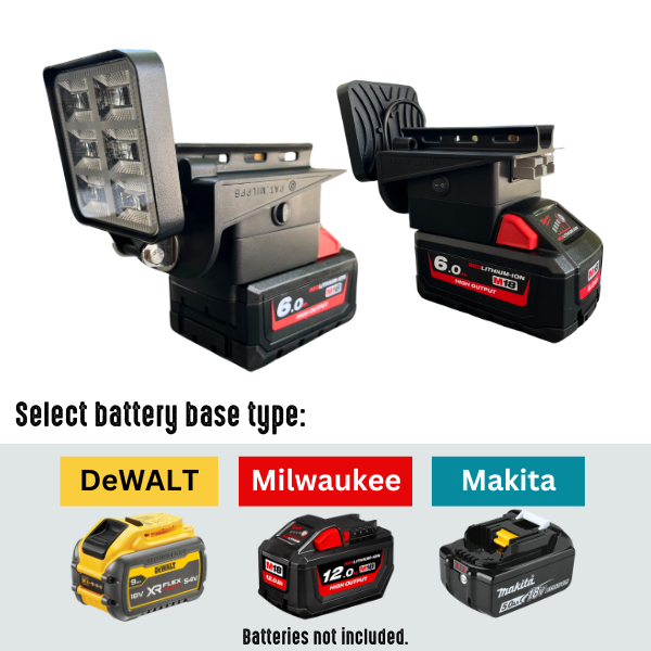 ZED 12V Power Plate Battery Adapter Kit