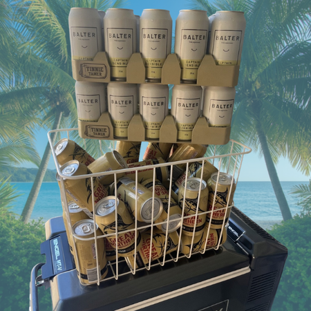 Tinnie Tamer — Stackable Can Tray for Fridges & Eskies ZED Supplies