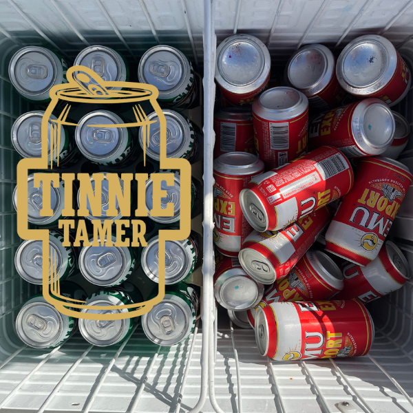 Tinnie Tamer — Stackable Can Tray for Fridges & Eskies ZED Supplies