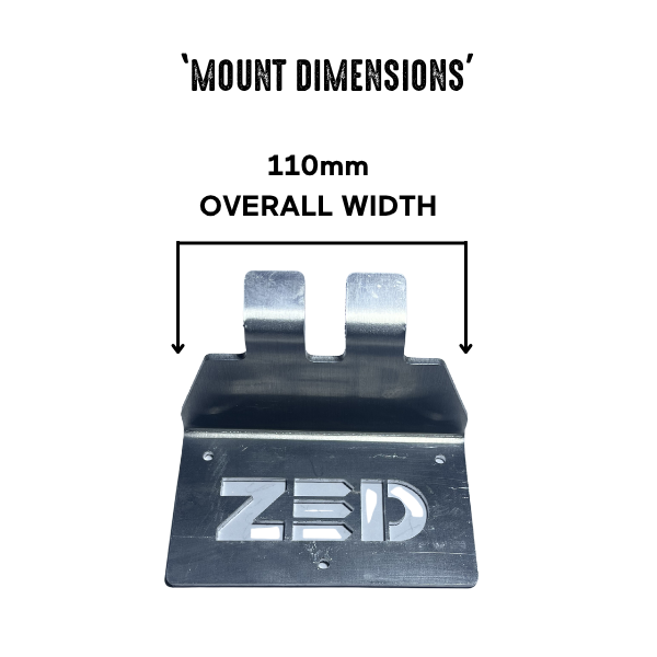 Mounting Hook Pack (3 pcs) | Suits 12 V Middle Man ZED Supplies