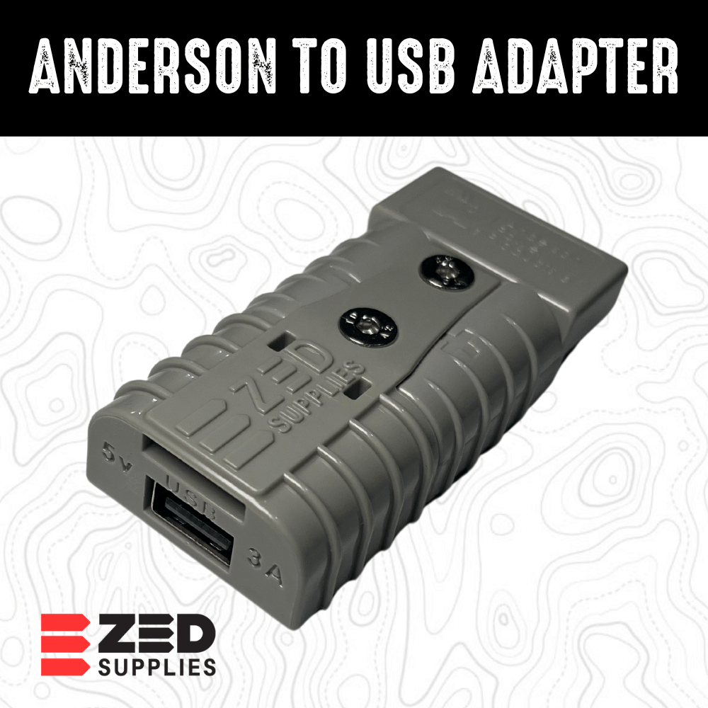 GENUINE 50 amp Anderson to USB Adapter - ZED Supplies